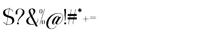 Ragion Regular Font OTHER CHARS