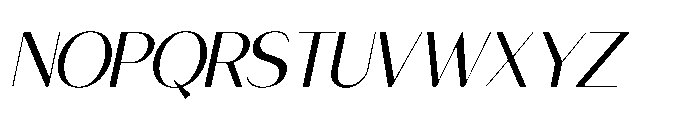 Ragion Slant Font UPPERCASE