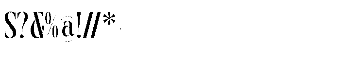 Ragitan Regular Font OTHER CHARS