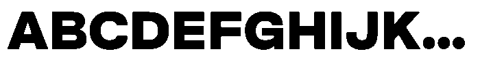 Ragito Extrabold Font UPPERCASE