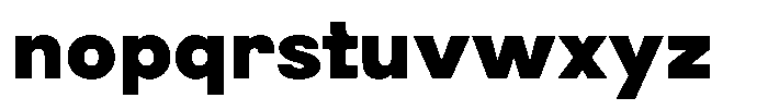 Ragito Extrabold Font LOWERCASE