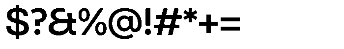 Ragito Medium Font OTHER CHARS