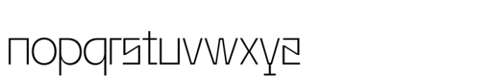 Ragman Extralight Font LOWERCASE