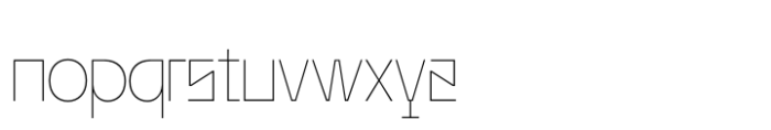 Ragman Thin Font LOWERCASE