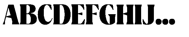Ragmont Serif Black Condensed Font UPPERCASE