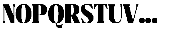 Ragmont Serif Black Condensed Font UPPERCASE