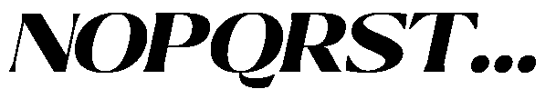 Ragmont Serif Black Expanded Italic Font UPPERCASE