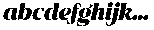 Ragmont Serif Black Italic FONT