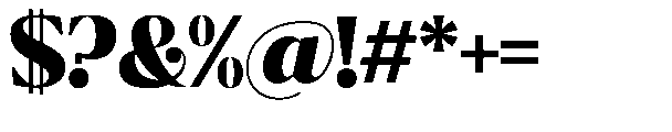 Ragmont Serif Black Font OTHER CHARS
