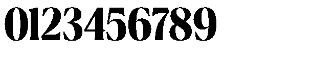Ragmont Serif Bold Condensed Font OTHER CHARS