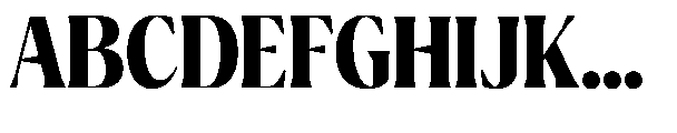 Ragmont Serif Bold Condensed Font UPPERCASE
