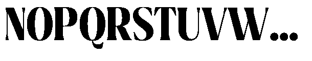 Ragmont Serif Bold Condensed Font UPPERCASE