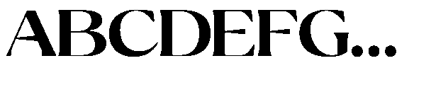 Ragmont Serif Bold Expanded Font UPPERCASE