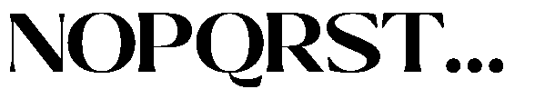 Ragmont Serif Bold Expanded Font UPPERCASE