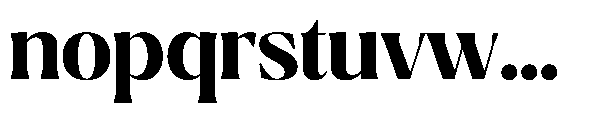 Ragmont Serif Bold Font LOWERCASE