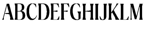 Ragmont Serif Condensed Font UPPERCASE