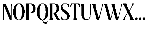 Ragmont Serif Condensed Font UPPERCASE