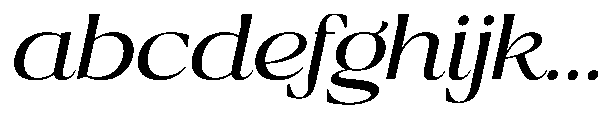 Ragmont Serif Expanded Italic FONT