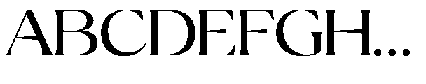 Ragmont Serif Expanded Font UPPERCASE