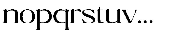 Ragmont Serif Expanded Font LOWERCASE