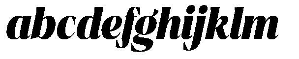 Ragmont Serif Extra Bold Condensed Italic FONT