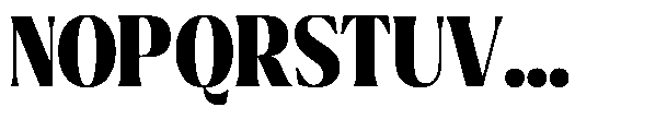 Ragmont Serif Extra Bold Condensed Font UPPERCASE