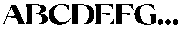 Ragmont Serif Extra Bold Expanded Font UPPERCASE