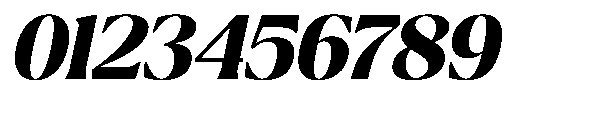 Ragmont Serif Extra Bold Italic Font OTHER CHARS