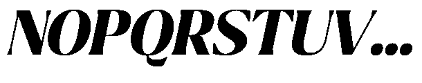 Ragmont Serif Extra Bold Italic Font UPPERCASE