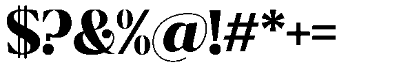 Ragmont Serif Extra Bold Font OTHER CHARS