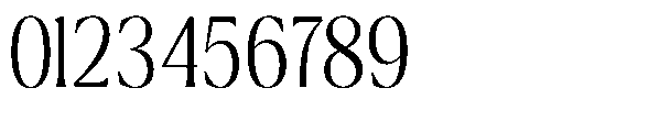 Ragmont Serif Extra Light Condensed Font OTHER CHARS
