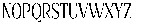 Ragmont Serif Extra Light Condensed Font UPPERCASE