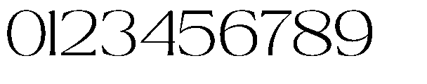 Ragmont Serif Extra Light Expanded Font OTHER CHARS