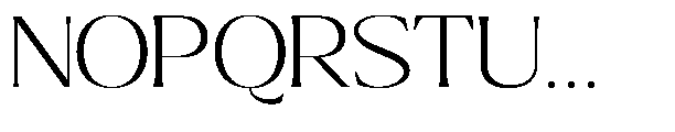 Ragmont Serif Extra Light Expanded Font UPPERCASE