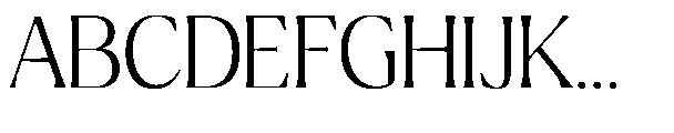 Ragmont Serif Extra Light Font UPPERCASE