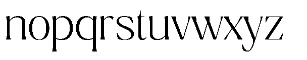 Ragmont Serif Extra Light Font LOWERCASE