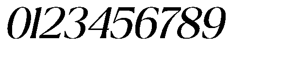 Ragmont Serif Italic Font OTHER CHARS