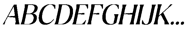 Ragmont Serif Italic Font UPPERCASE