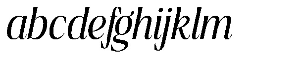 Ragmont Serif Light Condensed Italic FONT