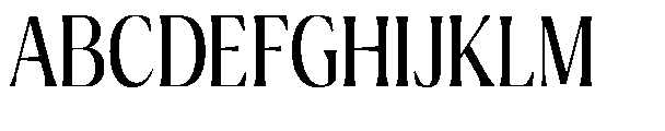 Ragmont Serif Light Condensed Font UPPERCASE