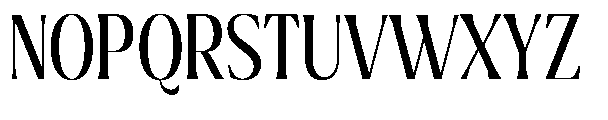 Ragmont Serif Light Condensed Font UPPERCASE