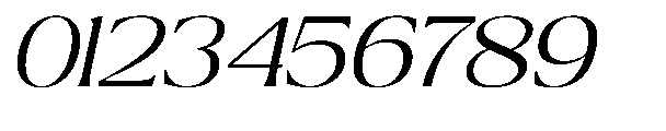 Ragmont Serif Light Expanded Italic Font OTHER CHARS