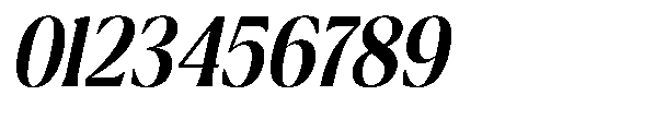Ragmont Serif Medium Condensed Italic Font OTHER CHARS