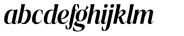 Ragmont Serif Medium Condensed Italic FONT