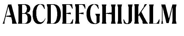 Ragmont Serif Medium Condensed Font UPPERCASE