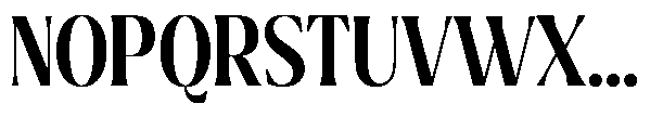 Ragmont Serif Medium Condensed Font UPPERCASE