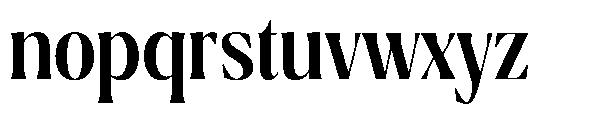 Ragmont Serif Medium Condensed Font LOWERCASE