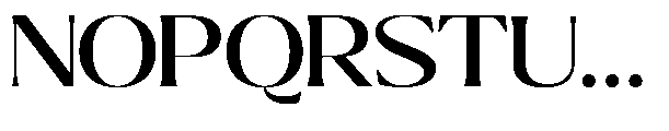 Ragmont Serif Medium Expanded Font UPPERCASE