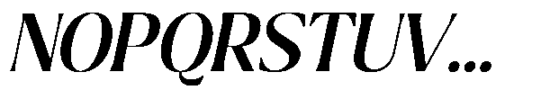 Ragmont Serif Medium Italic Font UPPERCASE