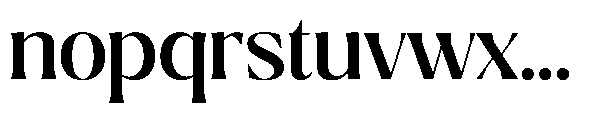 Ragmont Serif Medium Font LOWERCASE